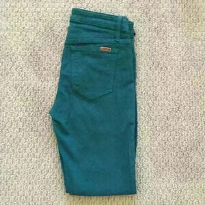 Joe’s color skinny jeans.